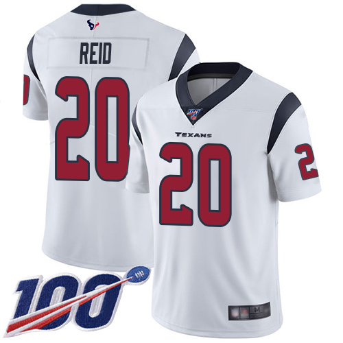 Houston Texans Limited White Men Justin Reid Road Jersey NFL Football #20 100th Season Vapor Untouchable->youth nfl jersey->Youth Jersey